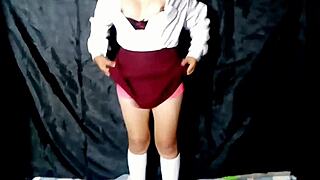 Mexican student sends her pack and video masturbating in real homemade action.