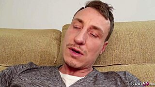 German Teen Lullu Gets Fucked By Postman With Huge Cock When Parents Are Away