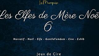 hey, check out these french femdom elves with dirty talk and hot wax play