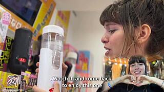 She continued exploring Tokyo's massive sex shops with her petite girlfriend in the second installment