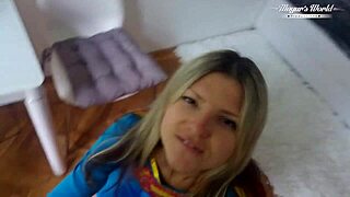 Small titted Gina Gerson saves Mugur with deepthroat blowjob and cowgirl riding!