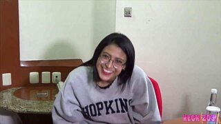 What happens when Mexican Latina Krista Reyes has a rich morning with backstage blowjob handjob dildo toys and cum in hotel interview?