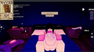 uh, i finally met my dream goth mommy in that roblox condo rp and she's ridin' my big cock like crazy...