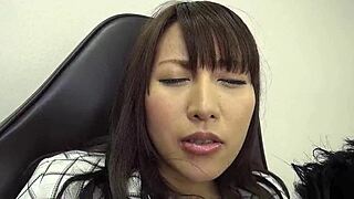 curvy japanese teen with huge saggy natural tits in uncensored taboo roleplay creampie