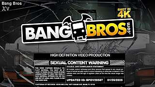 Stepsister wears little red bikini for interracial pov creampie action