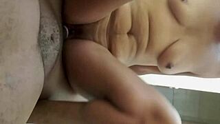 Dick riding with girlfriend in bedroom turns wild when roommate joins for homemade fun 🍆🏠