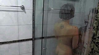 Latina Gives Blowjob And Takes Creampie On Voyeur Cock