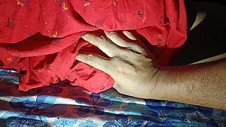 In a sneaky homemade moment, the husband exposes his cute Indian wife's big asshole while she sleeps soundly