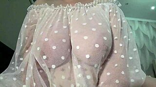 plump blonde milf shows off her gorgeous big saggy tits in close-up homemade solo with dirty talk and horny fetish vibes