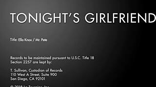 Ella Knox in white lace lingerie lets you have your way with her big natural tits and monster cock creampie.