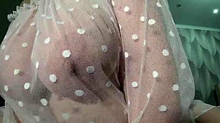 plump blonde milf shows off her gorgeous big saggy tits in close-up homemade solo with dirty talk and horny fetish vibes