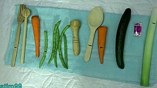 In this narrative, Asian milf lesbians explored bizarre insertions with vegetables in a kinky Japanese jav session.