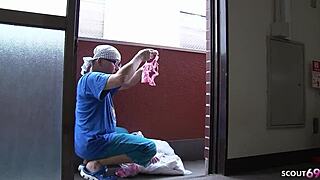 Skinny japanese housewife lures neighbor into quick shower cheating with hairy pussy creampie in uncensored jav roleplay