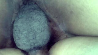 Oh man, that shaved pussy looks so smooth and ready for some doggystyle action 😏 bent over with hairless vibes.