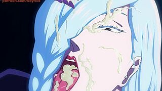 mei mei sucking stranger's big cock cum in mouth jujutsu kaisen