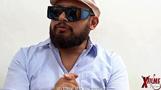 Watch this busty venezuelan blonde with big natural tits and huge pussy riding in cowgirl during casting interview!