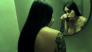 tattoo latina fake tit big boob slut fucked by casting agent with blowjob cumshot and sucking