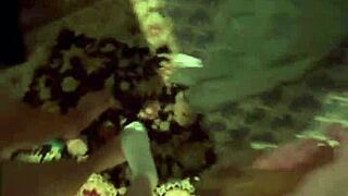 hard interracial action unfolds after a party with latina big ass squirting on monster cock in orgasm