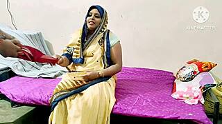 horny indian mommy bends over for rough doggystyle fucking by big cock in homemade hardcore sex