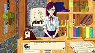 Player achieves getting the tutorial girl topless in Monster Girl Incursion 0 game with striptease moves.