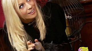 Naughty lesbian psychics Anna Lovato, Gemma Massey, and Linsey Dawn McKenzie in lingerie lick pussy with toys for orgasmic threesome fun 😏