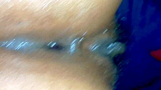 Close up tight anal fucking video shows sweet Indian Neha Bhabhi in hardcore doggy style position