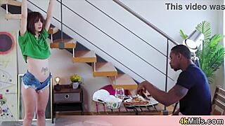 I feel so thrilled the hypno trick worked on that petite pizza delivery chick filling her white pussy deeply