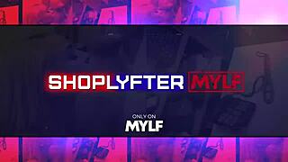 Big ass Mrs. Claus and her elf helper MILFs get caught shoplifting then punished with relentless deepthroat and doggystyle fucking by monster cock cops in the office.