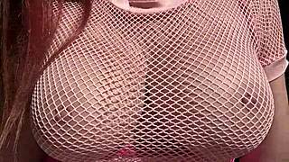 Italian milf Artemisia Love contrasts her horny mood with big natural tits bouncing in outdoor public session.