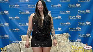 Arabella Moon tries first porn with POV anal assfucking, doggystyle, reverse cowgirl, and bondage vibrator orgasm