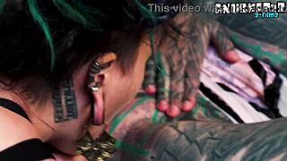 i got my first anal lesson from a kinky alt pornstar as an inexperienced tattooed hippie babe.