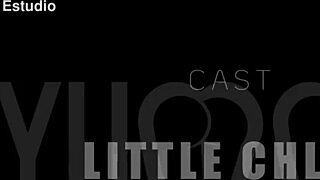 extra small teen slut little chloe takes on five guys in gangbang with dp and pee drinking