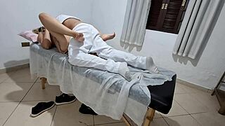 she gets multiple anal creampies from the doctor in that intense session