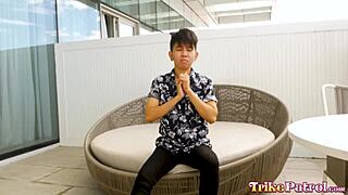 Skinny Pinay FUCKS Her New Boyfriend in HARDCORE Hotel Action