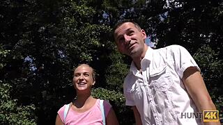 The Czech teen loses her wallet but finds wild sex for cash in hidden cam pov with old man.