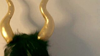 Fucking a curvy stranger after the costume party.