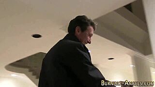 alt tattoo babe sucks rod in backstage emo goth blowjob scene