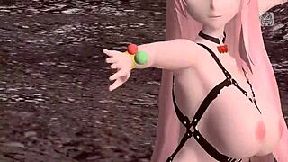 why is megurine luka in bondage for this nude mod project