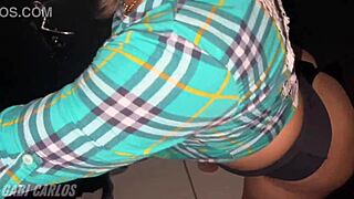 I got used in the gloryhole by a hot cock while my husband watched excitedly. Brazilian wife enjoys first time swinger fun with big tits and tan lines.