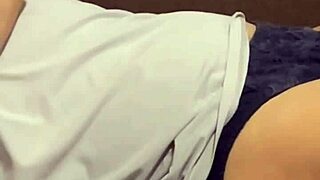 Wife Sleeping on Sofa Gets Filmed with Underwear Removed Boobs and Pussy Licked