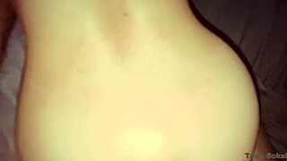 Skinny teen 18+ moans loudly as stepdad fucks her hard with intense orgasms in old and young action!