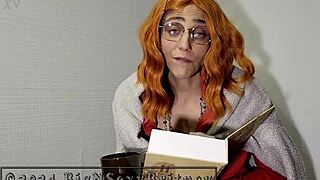Big N Sexy Britney Heads To The Library For Hot Librarian Blowjob And Facial Cumshot!