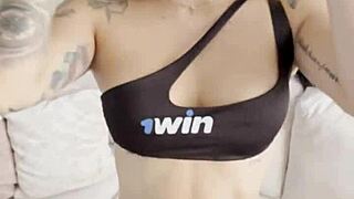 why does this big oiled boobs and perfect pussy get fucked so hard?