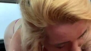 Topless hooker takes a load of cum on her face. It follows a long bareback blowjob! 😏