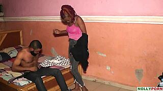 African Ebony Student Blowjob And Pussy Fucking With Big Cock Lecturer For High University Score