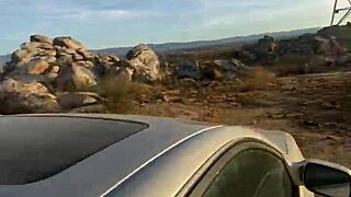 Her Ass Was Bigger in Person for Petite Ebony Doggystyle Fucking by Big Black Cock Outdoors