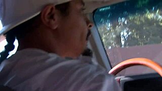 Black Stud Picks Up and Fucks Britney Kane as Step Sister Outdoors