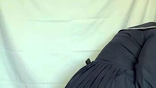 Why Wear Sailor Uniform With Sexy Lingerie And Shiny Anal Plug?