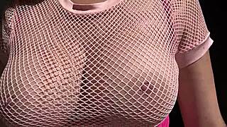 Italian milf Artemisia Love contrasts her horny mood with big natural tits bouncing in outdoor public session.