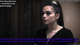 Cheerleader Teen Surrenders In Threesome With Teachers Son And Milf In Missionary Blowjob Cumshot